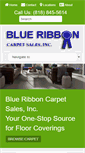 Mobile Screenshot of blueribboncarpets.com